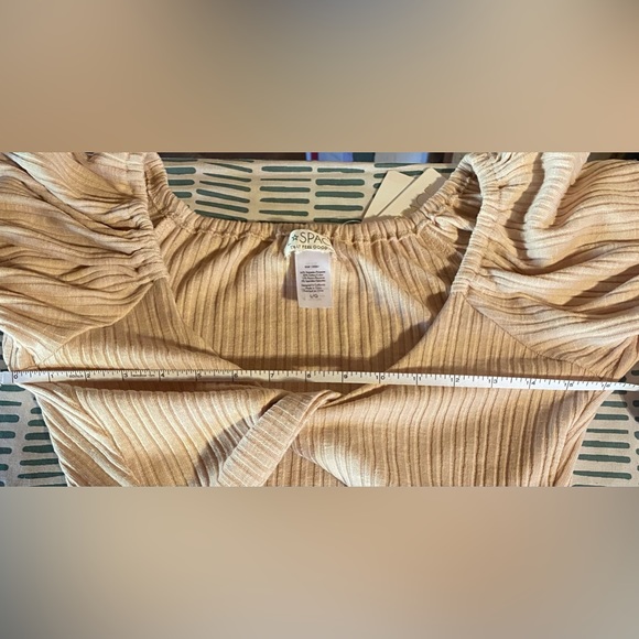 NWT L*SPACE JEMMA TOP SIZE LARGE IN SAND - Picture 7 of 8